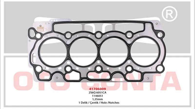 OTO CONTA SİLİNDİR KAPAK CONTASI OC 41706009