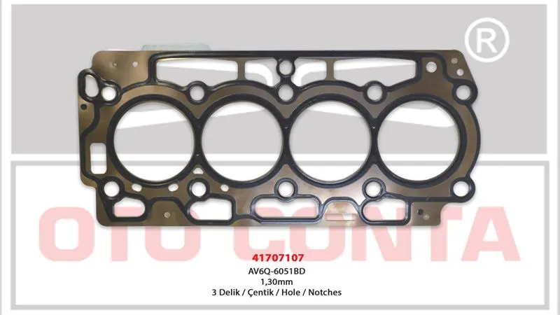 OTO CONTA SİLİNDİR KAPAK CONTASI OC 41707107