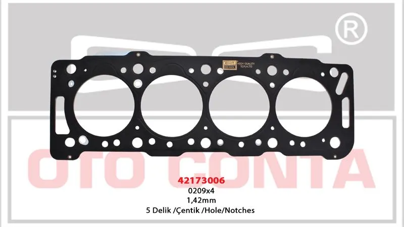 OTO CONTA SİLİNDİR KAPAK CONTASI OC 42173006