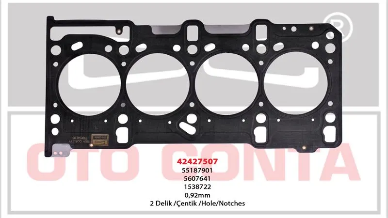 OTO CONTA SİLİNDİR KAPAK CONTASI OC 42427507