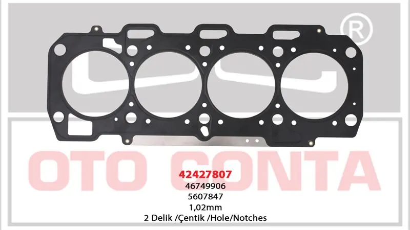 OTO CONTA SİLİNDİR KAPAK CONTASI OC 42427807