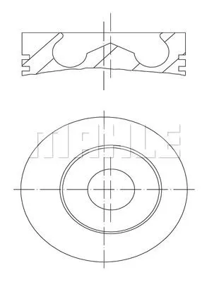 PİSTON + SEGMAN MAHLE 0148200