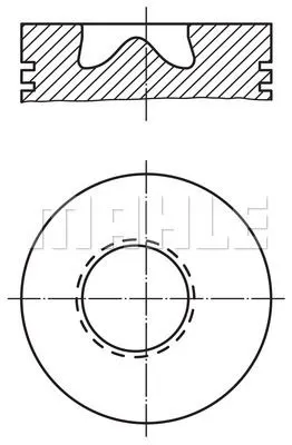 PİSTON + SEGMAN MAHLE 0150400