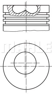 PİSTON + SEGMAN MAHLE 0150602