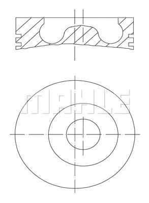 PİSTON + SEGMAN MAHLE 0160201