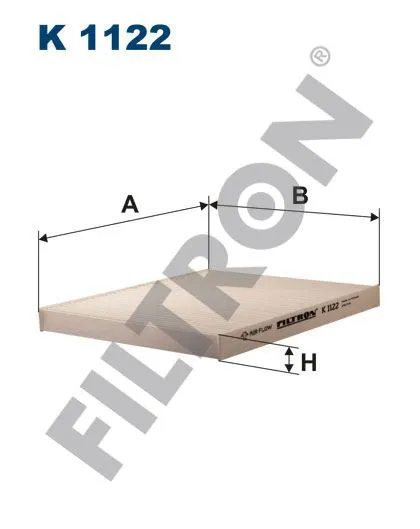 POLEN FİLTRESİ FILTRON K 1122