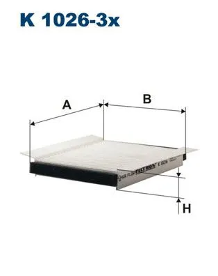 POLEN FİLTRESİ FILTRON K1026-3X