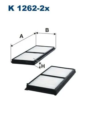 POLEN FİLTRESİ FILTRON K1262-2X