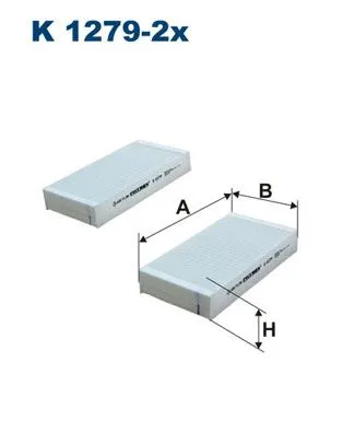 POLEN FİLTRESİ FILTRON K1279-2X