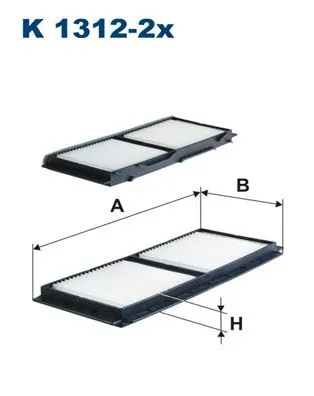 POLEN FİLTRESİ FILTRON K1312-2X