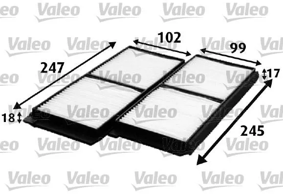 POLEN FİLTRESİ VALEO 715642