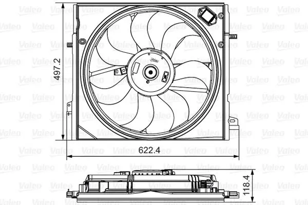 RADYATÖR FANI VALEO 698582