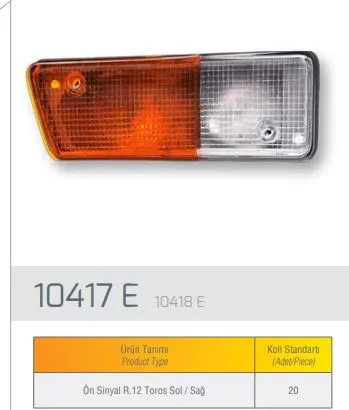 SİNYAL LAMBASI FARBA 10418D