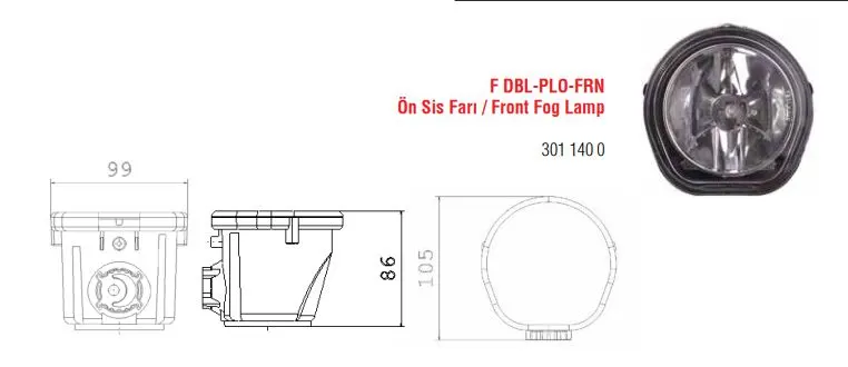 SİS FARI ESER 3011400