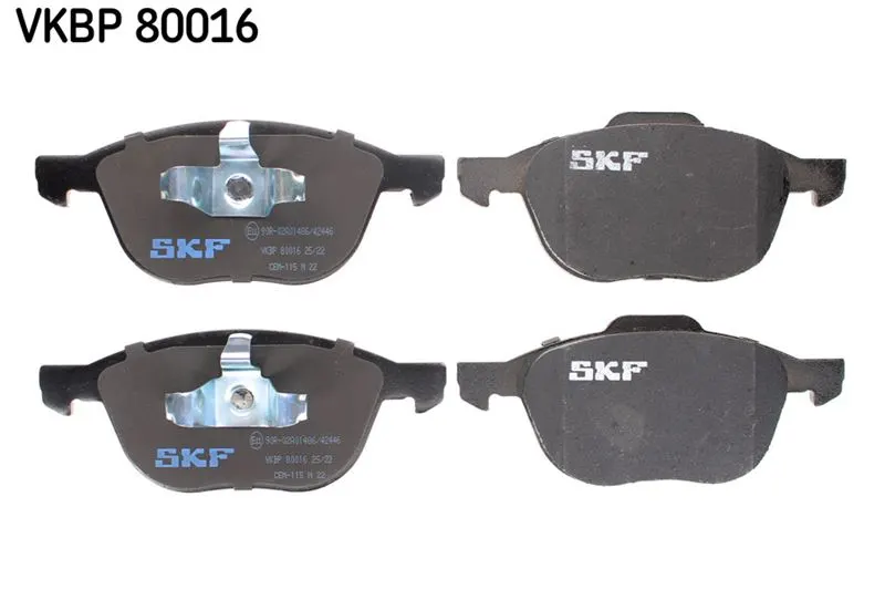 SKF FREN DİSK BALATA SKF VKBP 80016