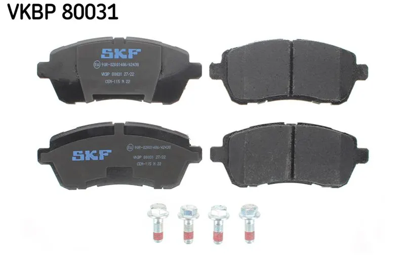 SKF FREN DİSK BALATA SKF VKBP 80031