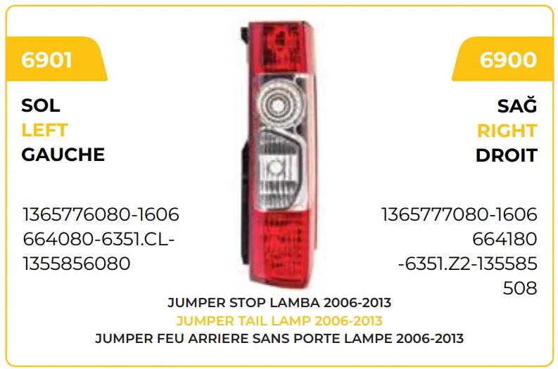 STOP LAMBASI PLEKSAN 6901