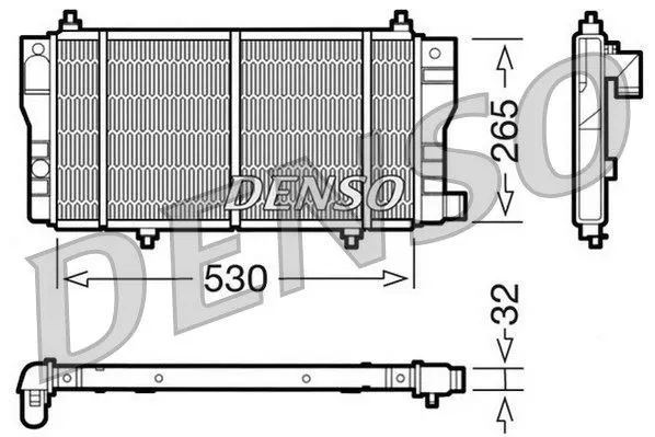 SU RADYATÖRÜ DENSO DRM07002