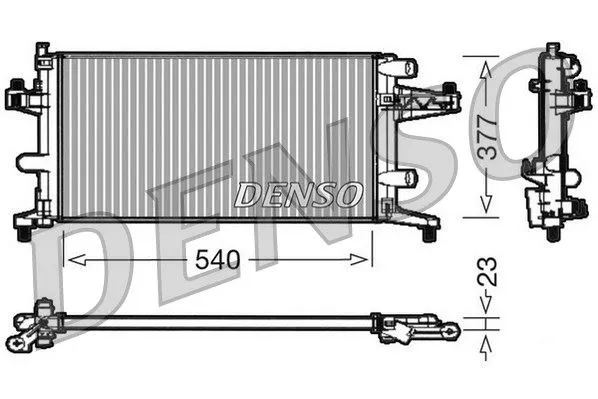 SU RADYATÖRÜ DENSO DRM20040