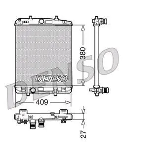 SU RADYATÖRÜ DENSO DRM21024