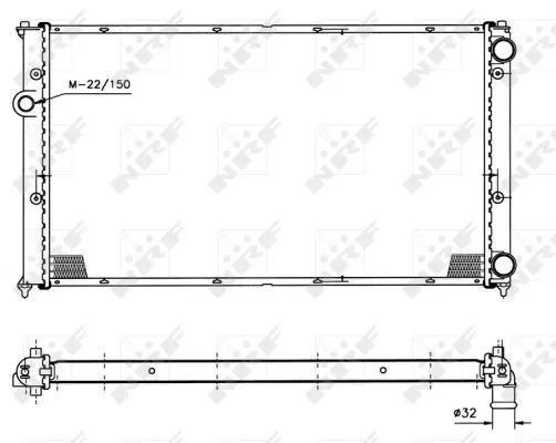 SU RADYATÖRÜ NRF 50458