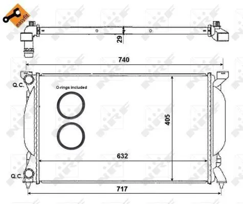 SU RADYATÖRÜ NRF 50539