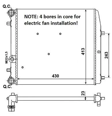 SU RADYATÖRÜ NRF 53021A