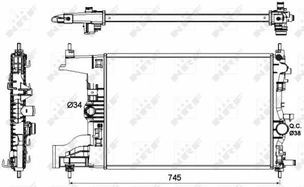 SU RADYATÖRÜ NRF 53148