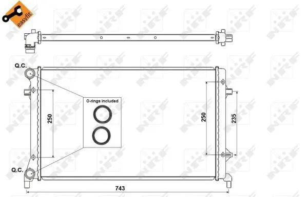 SU RADYATÖRÜ NRF 53404