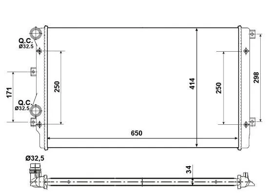 SU RADYATÖRÜ NRF 53406A