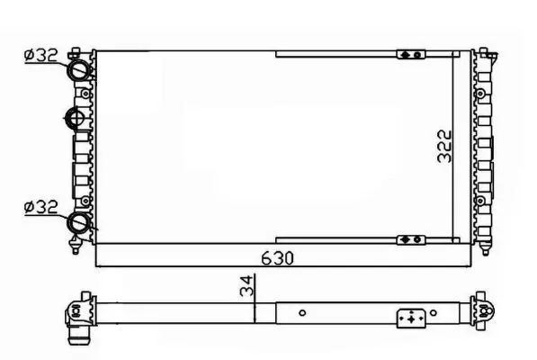 SU RADYATÖRÜ NRF 58135