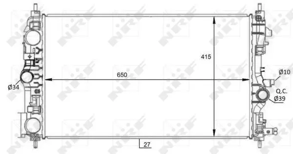 SU RADYATÖRÜ NRF 59076