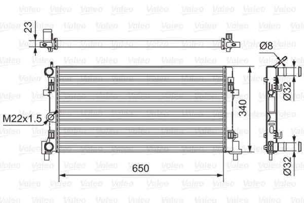 SU RADYATÖRÜ VALEO 701522