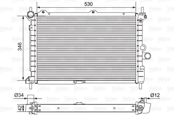 SU RADYATÖRÜ VALEO 701653