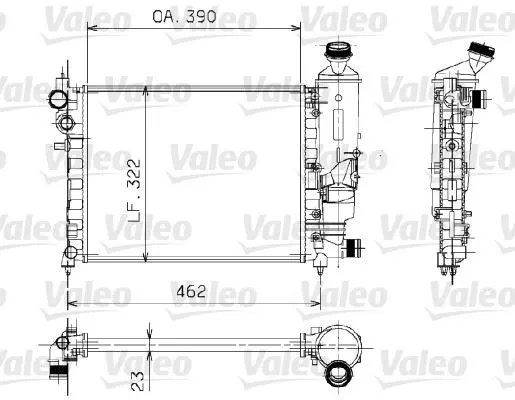 SU RADYATÖRÜ VALEO 730372