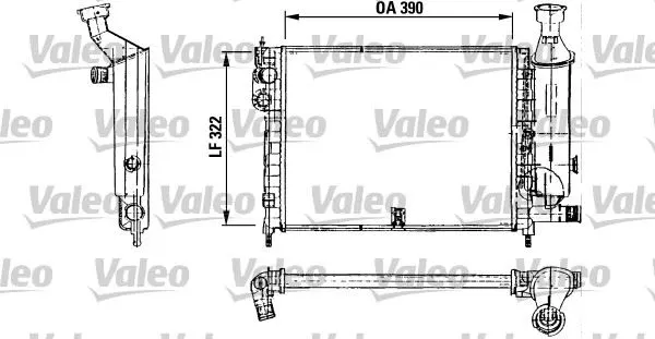 SU RADYATÖRÜ VALEO 730491