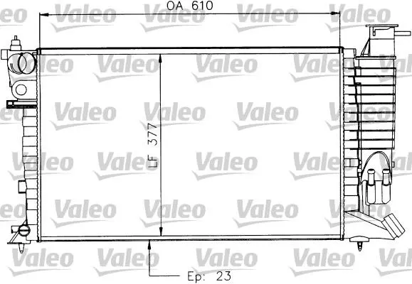 SU RADYATÖRÜ VALEO 730927