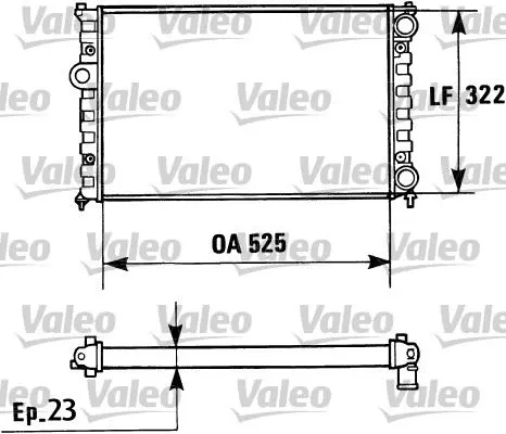 SU RADYATÖRÜ VALEO 730948