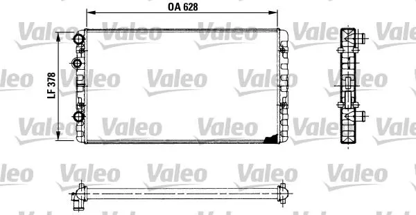 SU RADYATÖRÜ VALEO 730955