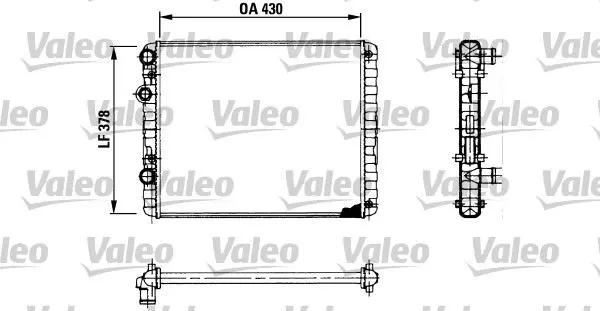 SU RADYATÖRÜ VALEO 730956