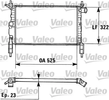 SU RADYATÖRÜ VALEO 730975