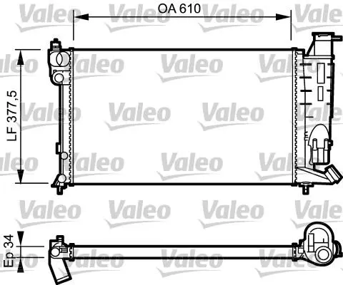 SU RADYATÖRÜ VALEO 730983