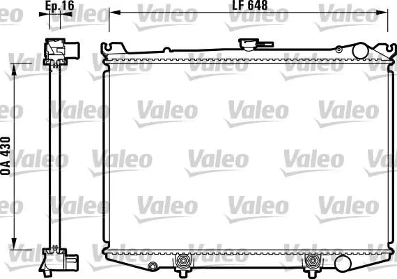 SU RADYATÖRÜ VALEO 731085