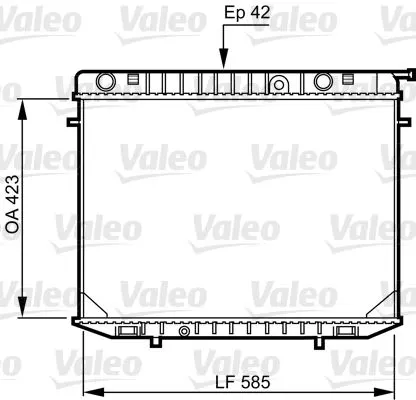 SU RADYATÖRÜ VALEO 731237