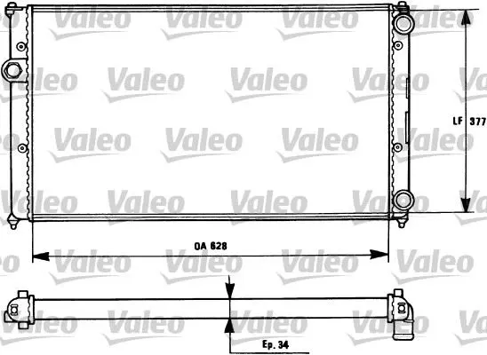 SU RADYATÖRÜ VALEO 731265