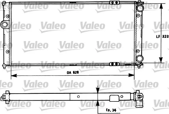 SU RADYATÖRÜ VALEO 731266