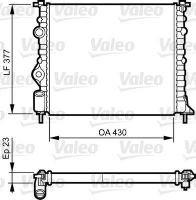 SU RADYATÖRÜ VALEO 731378