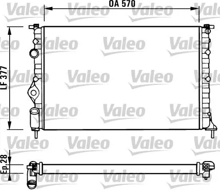 SU RADYATÖRÜ VALEO 731379