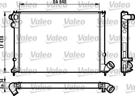 SU RADYATÖRÜ VALEO 731384