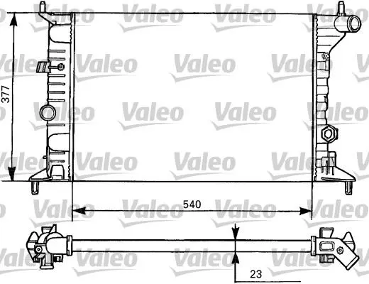 SU RADYATÖRÜ VALEO 731525